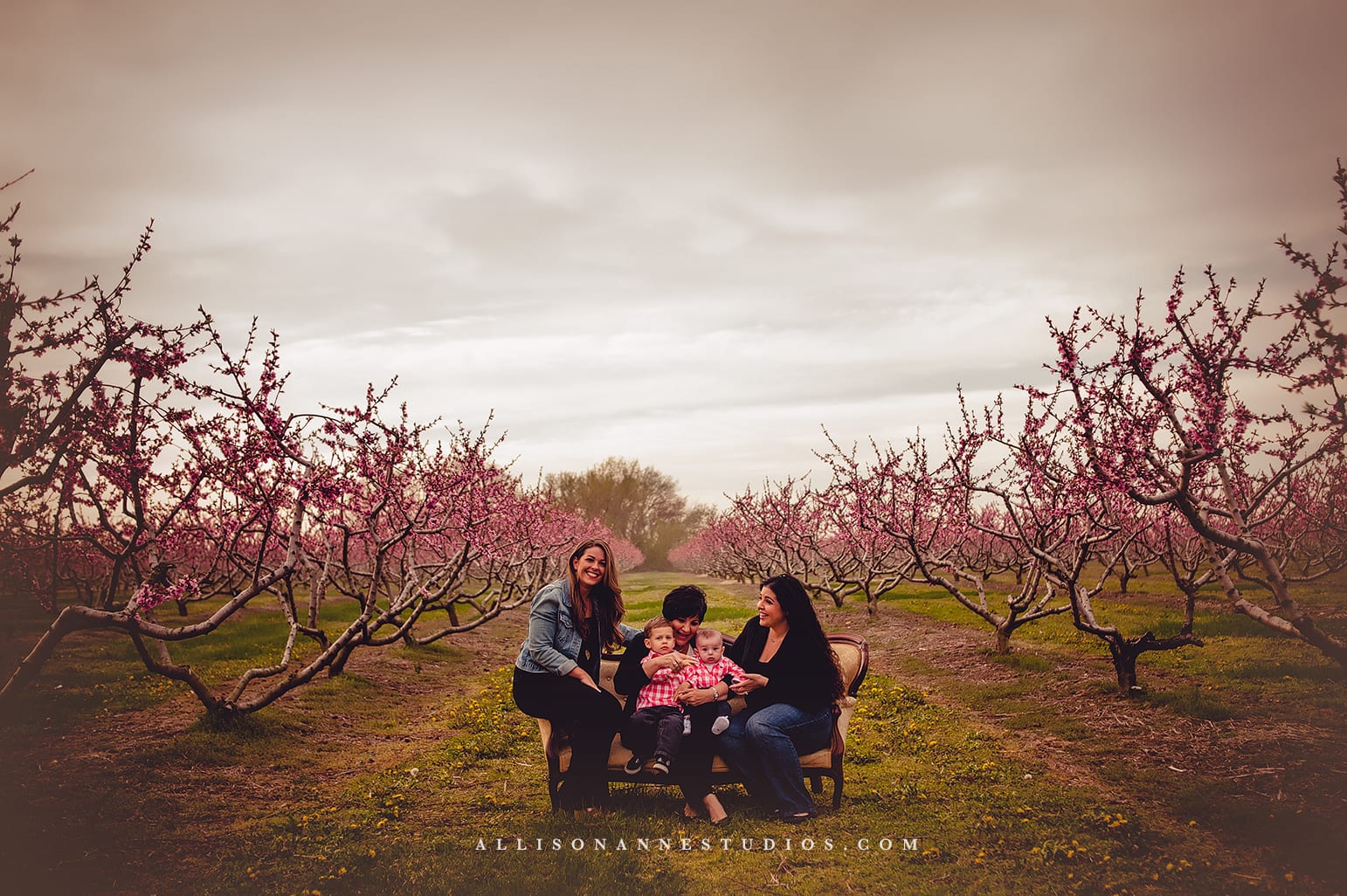 Pastore Orchard, Mommy & Me Mini Sessions, Peach blossoms, generations, Elm New Jersey, Springtime, Hammonton, AllisonAnne Studios, Best family photography
