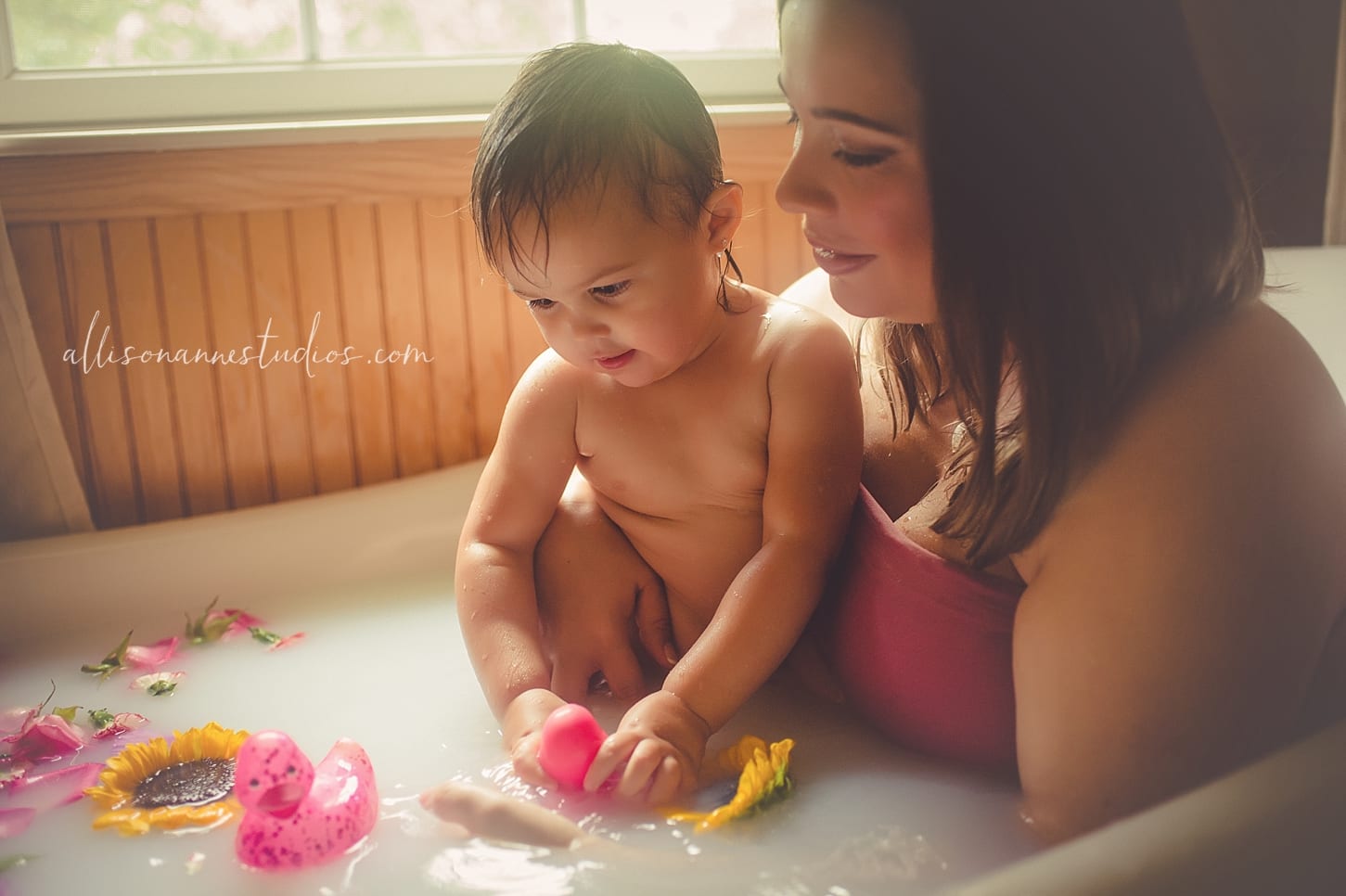 Amanda, AllisonAnne Studios, Allison Gallagher, love, Hammonton, luxe hues, mommy time, powdered milk, sunflowers, rose petals, fun in the clawfoot, sweet moments