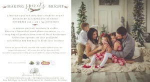 spirits bright, holiday, hammonton NJ, christmas minis